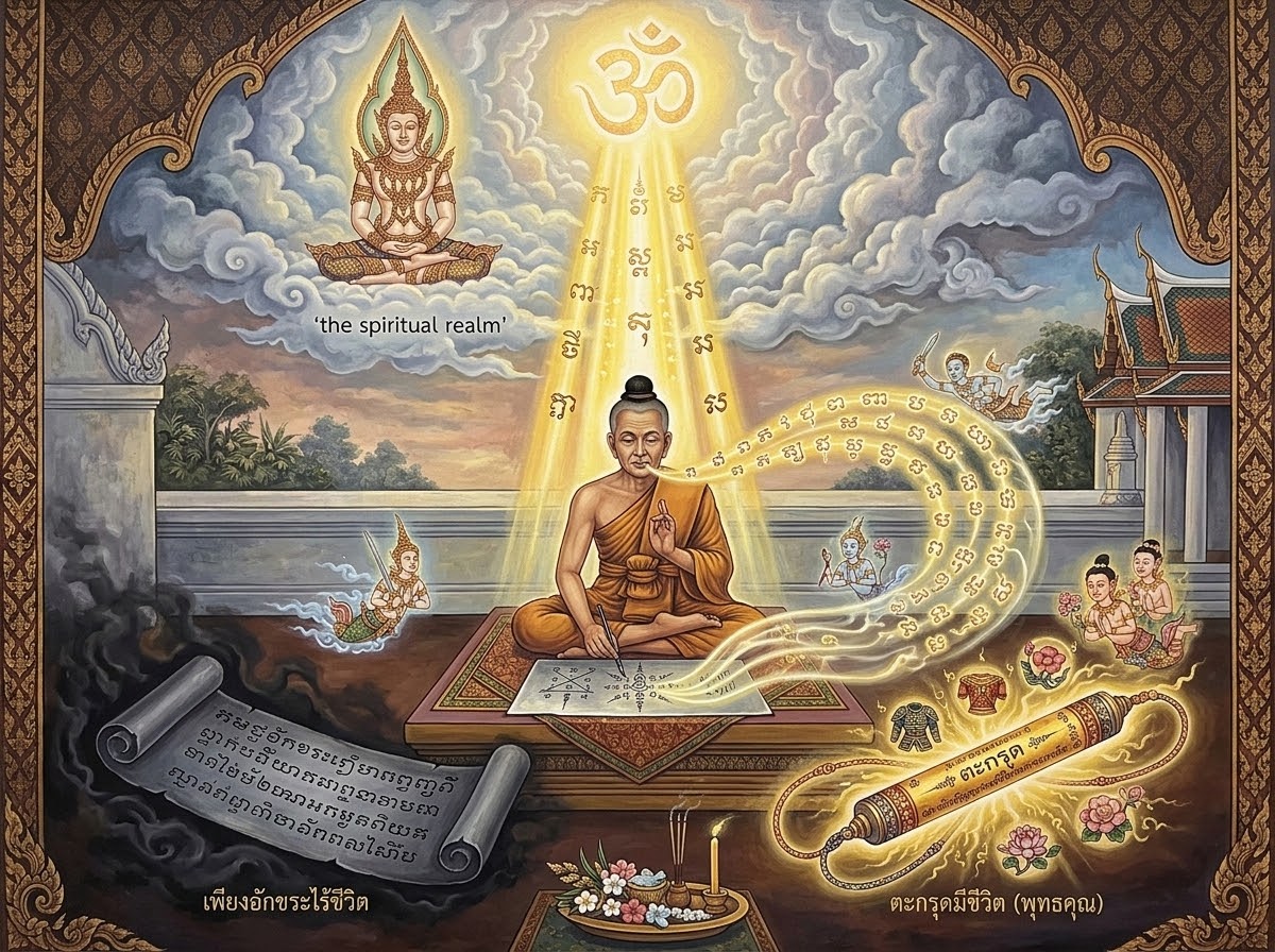 Takrut Maha Rangap Praab Hongsa Royal Protection Amulet